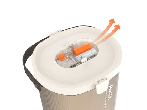 Amber Vacuum Seal Container